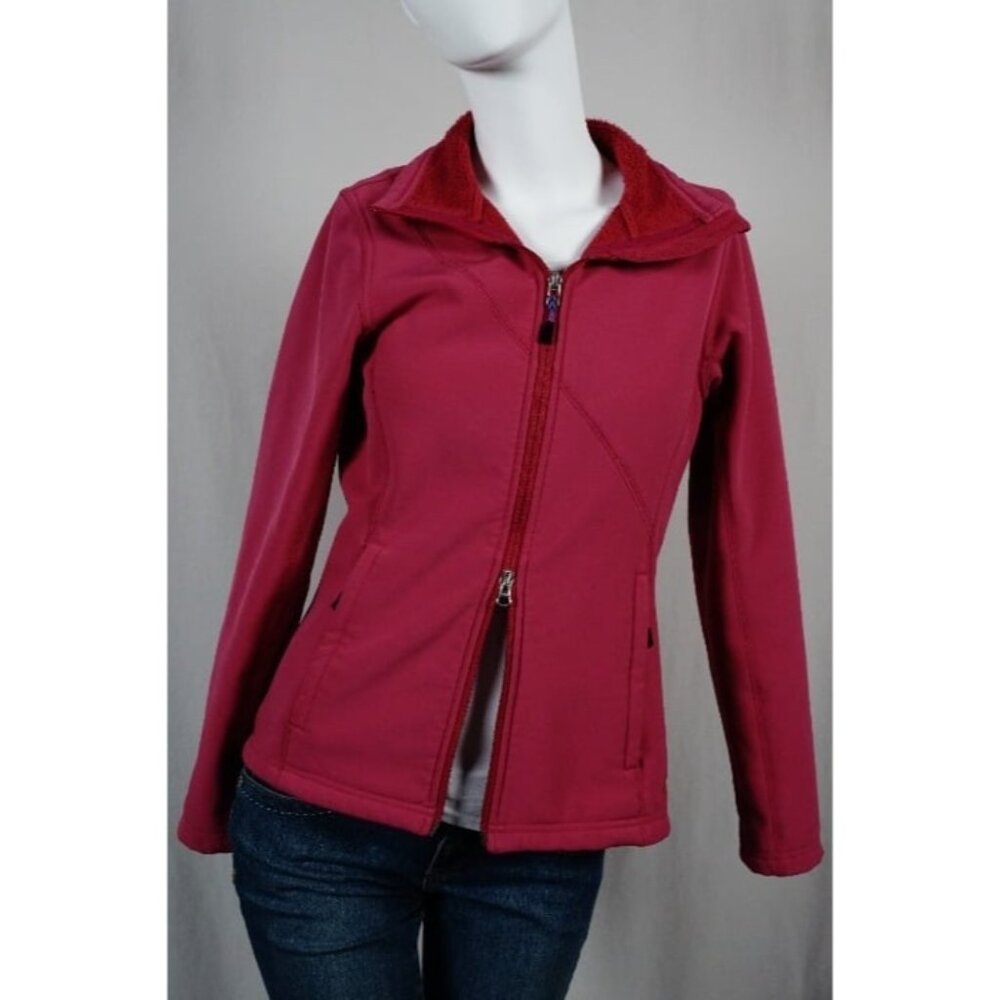 Nike ACG Softshell Pink Full Zip Stretch Jacket Ski Womens Size Small